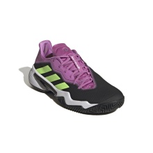 adidas Tennisschuhe Barricade Allcourt (Stabil) carbongrau/lila Herren
